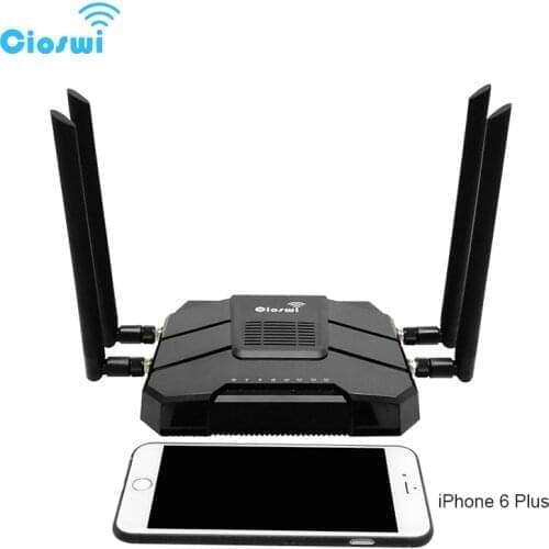 Cioswi 3g 4g modem router wireless wifi routers with SIM card slot 2.4Ghz/5.0Ghz Wi-fi Repeater 4*LAN 4*5dbi Antennas
