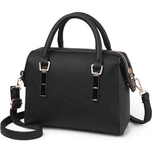 SMOOZA Women Bag PU Leather Handbag Women Shoulder Bag Tote A MainPendant Luxury Designer Ladies Messenger Bag