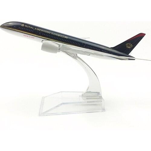 16CM airlines boeing 787 B787 royal jordanian aircraft model simulation alloy Metal Diecast toy kids gift for Collection