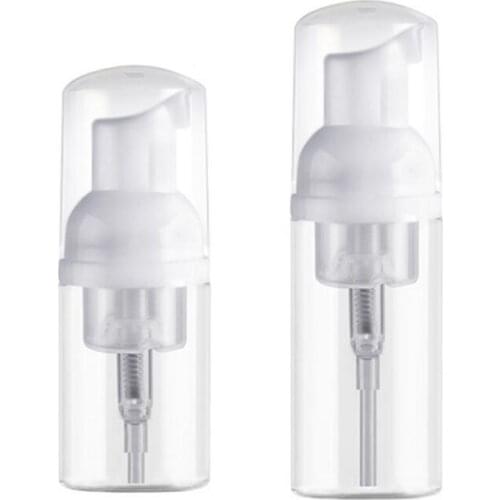 30ml 50ml Plastic Soap Dispenser Bottle Clear White Foam Pump Bottle Soap Mousses Liquid Dispenser Foaming Bottle LX1079