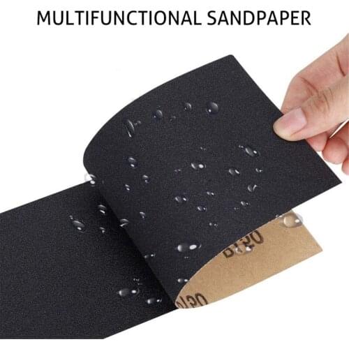 42Pcs/Set Waterproof Sandpaper 120-3000 Grit Assortment Abrasive Paper Sheets For Automotive Sanding Wood Furniture Finishing