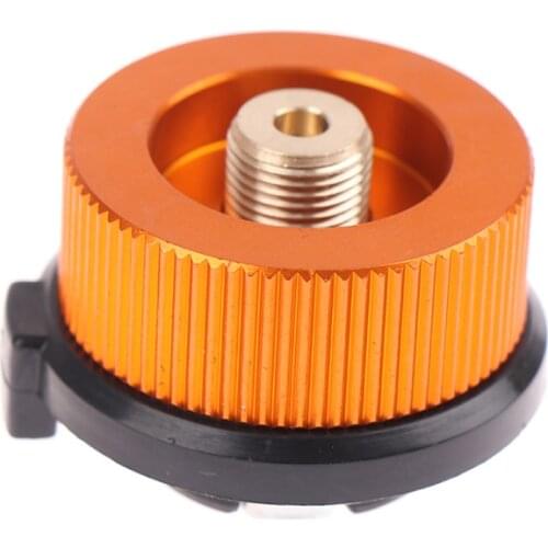 Outdoor Camping Stove Refill Adapter Flat Gas Adapter Valve Canister Gas Convertor Shifter Cylinder Refill Adapter