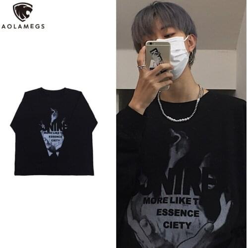 Мужские футболки с длинным рукавом Aolamegs China At AliExpress