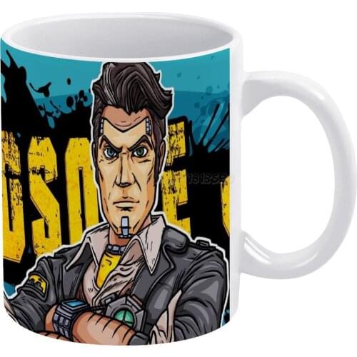 The Hero of The Story White Mug Custom Printed Funny Tea Cup Gift Personalised Coffee Mug Handsomejack Handsome Jack Handsome Ja