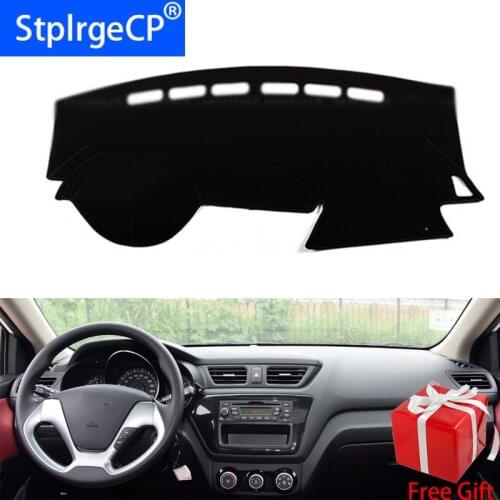 For Kia K2 Rio 3 2012 2013 2014 2015 2016 2017 Car Styling Dash Mat Dashmat Dashboard Sticker Cover Dash Board Cover Carpet