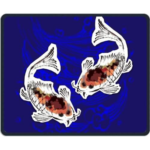 Gaming Mouse Pad, Cute Fish Blue Mouse Pads, FoldableMouse Pad Mat For Women Men At Home Or Work