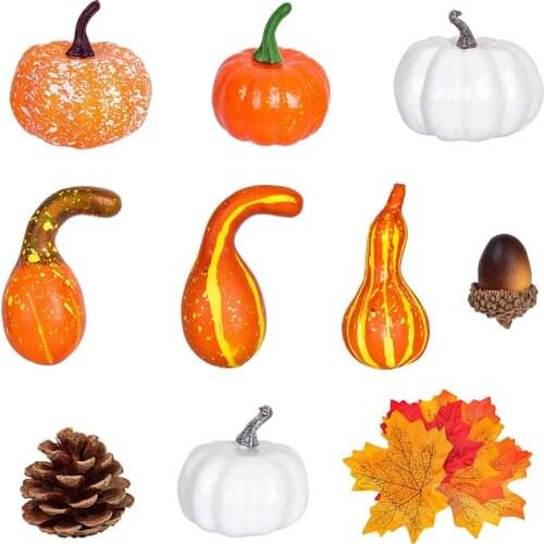 Simulation Pumpkin Christmas Decoration Artificial Flowers Adornment For Thanksgiving Day Not Emit Peculiar Sme Shooting Props