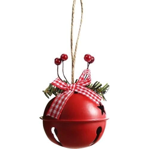 Jingle Bells Christmas Bell Metal Bell Ornament Tree Hanging Pendant For Christmas Decorations New Year Party Kids Astonishing