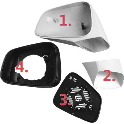 1PCS For Buick Encore 13-18 Side Mirror Glass Rearview Mirror Cover Lid Outside Reversing Mirror Shell Housing Base Hood