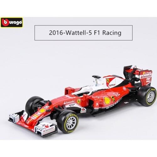 Burago 1:43 Ferrari 2016 SF16-H 5 7 Alloy F1 car model die-casting model car simulation car decoration collection gift toy