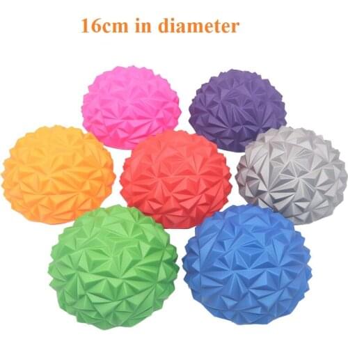 Inflatable Fascia foot massage hemisphere balance training ball fitness yoga ball massage ball diamond pattern durian ball