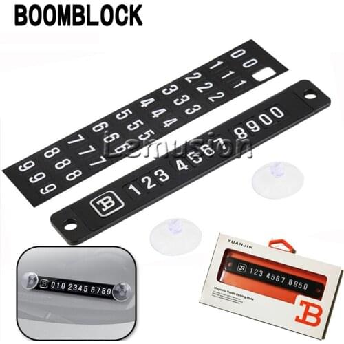 BOOMBLOCK Parking Card Stickers For Volvo XC90 XC60 S90 S60 V70 S40 V40 V70 Jeep Renegade Wrangler JK Grand Cherokee Accessories