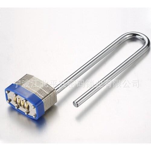 New Large Four-digit Melaleuca Lock Bottom Combination Lock Padlock Lengthened Lock Beam Combination Padlock