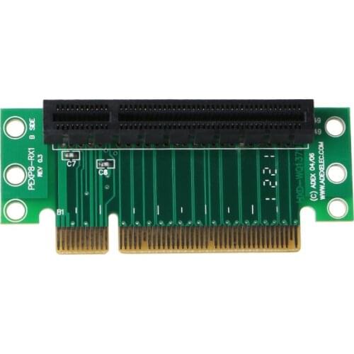 PCI Express 8X Riser Card 90 Degree Riser Adapter Card for 1U/2U Computer Kit P9YA