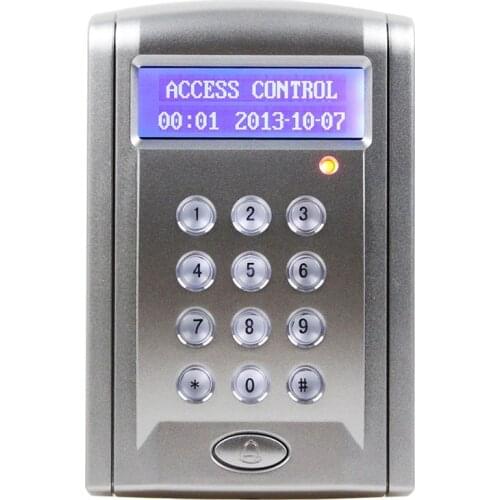 DIYSECUR Proximity RFID Reader 125KHz Keypad Access Controller Security System Kit With Doorbell Button + 10 Free Keyfobs