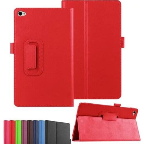 Luxury litchi pattern flip leather Case cover For Huawei MediaPad M2 M2-801W M2-803L Huawei M2 8.0 Tablet Case Cover +gift film