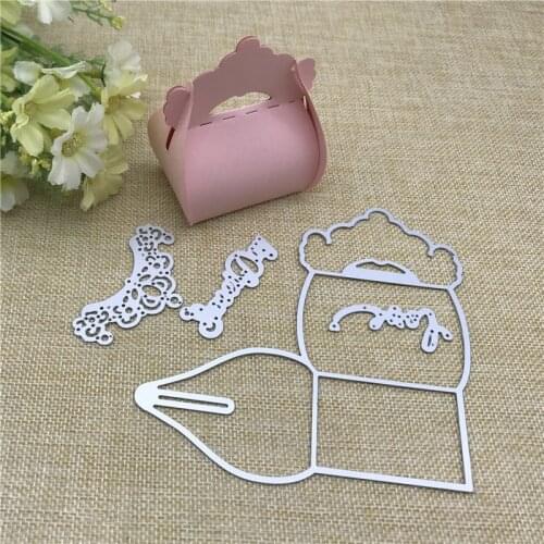 Wedding crown box purseMetal Cutting die keychain shaker Heart Paper Key Chain Scrapbook Paper Craft Card Punch Art Knife Cutter