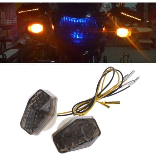 Motorcycle LED Flush Mount Turn Signal Indicator Flasher For Suzuki GSXR 600 N84F