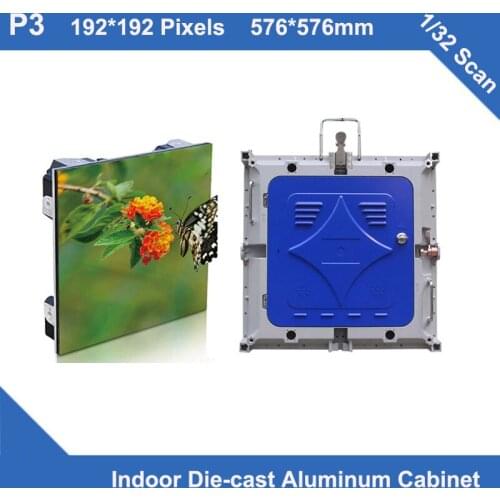 TEEHO p3 led display Diecasting Cabinet 576mm*576mm ultra Thin 1/32 scan rental led screen display led indoor led display rental