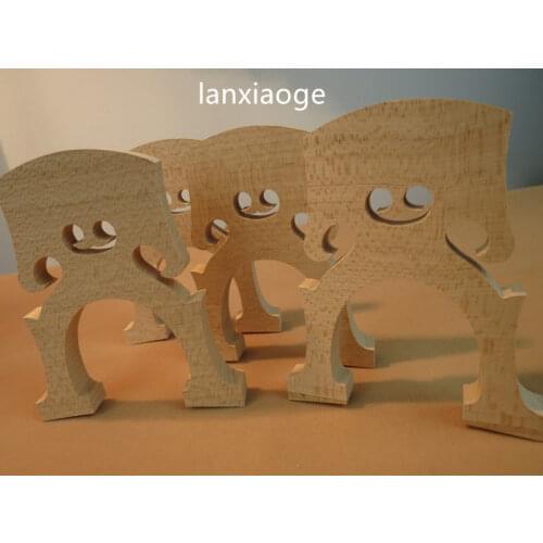 Cello part,15pcs belgian Good maple cello bridges 1/2 laser preci