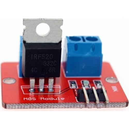 0-24V Top Mosfet Button IRF520 MOS Driver Module For Arduino MCU ARM Raspberry pi