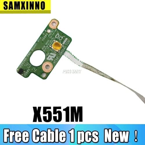 1-10 Pcs For Asus X551 X551M X551MA X551MAV X551C X551CA F551 F551M Power Button Board With Cable
