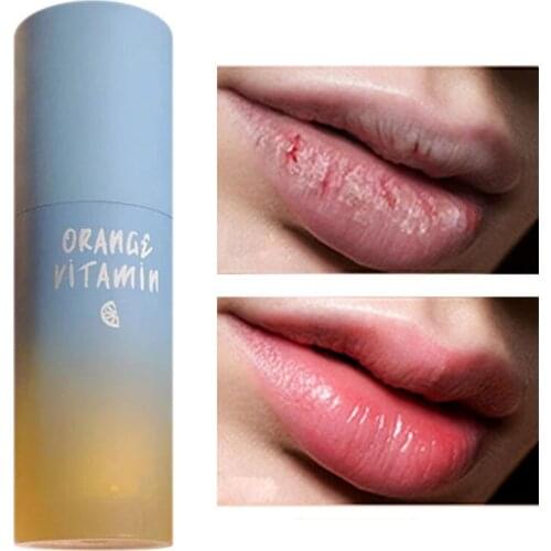1Pcs Lip Balm Moisturizing Hydrating Anti-Drying Primer Nourishing Fade Lip Wrinkles Anti-Cracking Vitamin C Convenient Lip Care