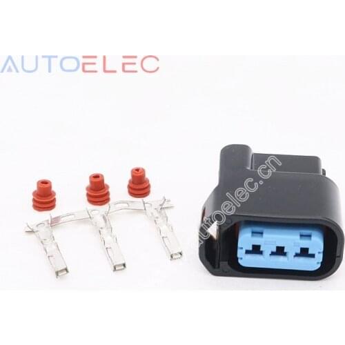10 Kits 3Pin Waterproof Wire Electrical Connector For Honda Odyssey seven generation Civic CRV high-voltage ignition coil plug