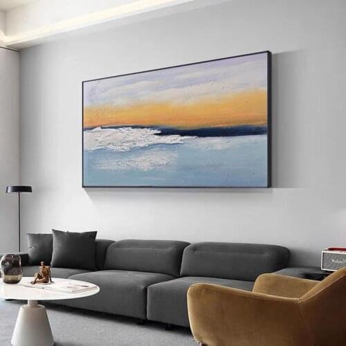 100% Hand Painted Abstract scenery Oil Painting On Canvas Wall Art Frameless Picture Decoration For Live Room Home Decor Gift