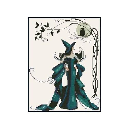 14/16/18/27/28 Needlework,DIY Cross Stitch,Sets For Embroidery kits,11CT&14CT,NC221 Wizards and owls 8th