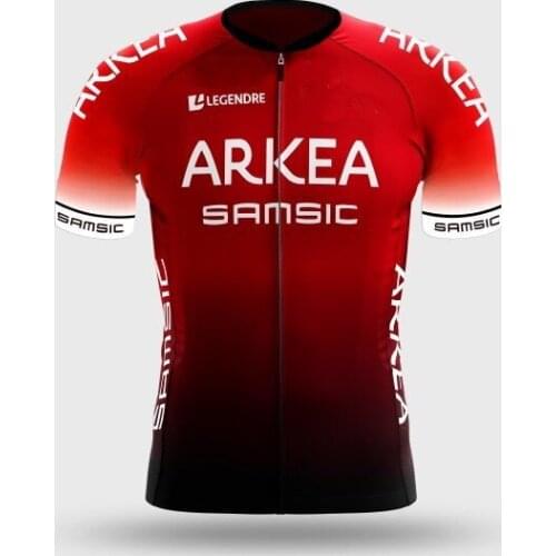 2021 ARKEA SAMSIC TEAMRED ONLY SHORT SLEEVE CYCLING JERSEY SUMMER CYCLING WEAR ROPA CICLISMO WITH POWER BAND