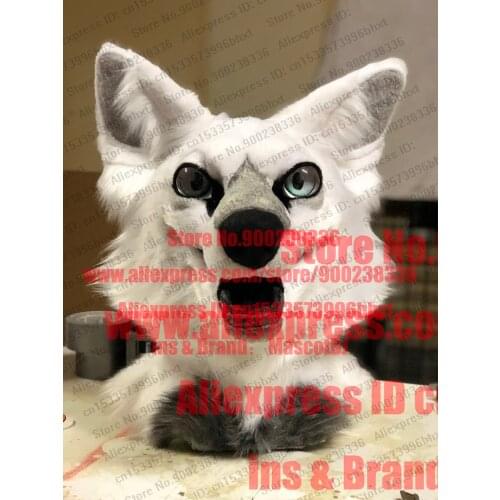 3-D Eyes Fursuit Fullsuit Huksy Dog Costumes Full Furry Suit Furries Anime BJ061 Teen Costumes Full Furry Suit FOR Child Adult