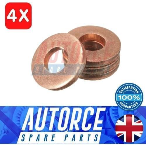4X BMW 116D 118D 120D 318D 320D 520D 530D 730D 740D FUEL INJECTOR SHIM TO 198143 - 2247156 - A6110170060 - 13532247156