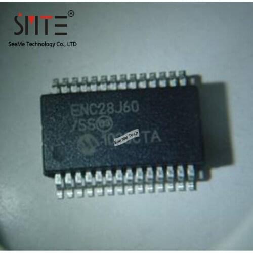 5 PCS/LOT ENC28J60/SS IC ETHERNET CTRL 8K W/SPI 28SSOP New and original