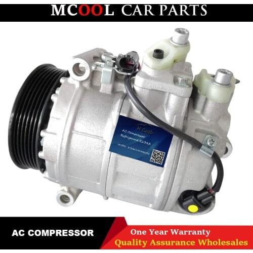 For AC Air Conditioner Compressor Mercedes E Class (W212) E200 E250 E220 E350 E63 AC Compressor A0002306411 A0022305411
