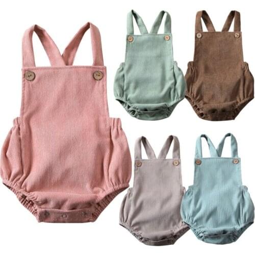 Summer Baby Boy Girl Romper Clothes Backless One-Pieces Playsuit Sunsuit Outfit for 0-24M Newborn Toddler Baby Kids