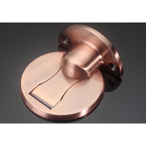 Magnetic Door Stops 304 Stainless Steel Door Stopper Hidden Door Holders Catch Floor Nail-free Doorstop Furniture Hardware