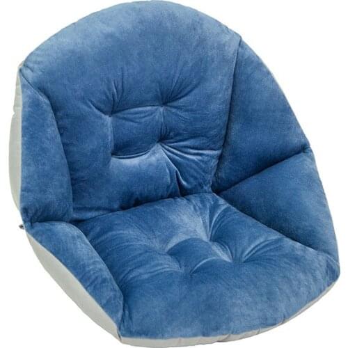 Soft Semi-Enclosed One Seat Chair Cushions for Home Office Dining Chair Desk Seat Cushion Warm Comfort Seat Pad Cotton Chair