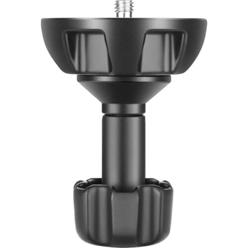 Neewer 75mm Bowl Adapter,Metal Half Ball Flat to Bowl Adapter Convert with 3/8-inch Screws Mount on Tripod and Fluid Head