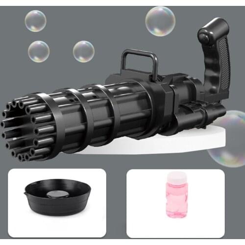 Bubble Gun Toys Summer Soap Water Bubble Machine 2-in-1 Electric Bubble Machine Kids Automatic Bubble Machine For Children Gift