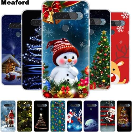 Christmas Case For LG K41S K51S Case Silicone Soft TPU Phone Cover For LG k40S K50S V50 G7 G8 G8S ThinQ Q70 Velvet K50 Q60 Case