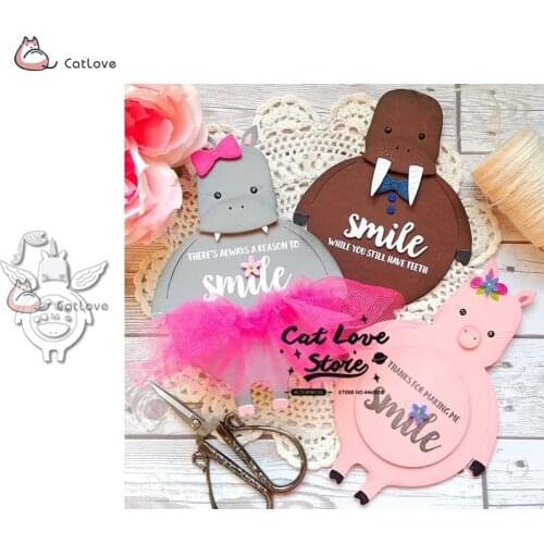 Unicorn Series Metal Cutting Dies Stencils For DIY Scrapbooking Paper Card Decorative Craft Dies Embossing Die Cuts New 2019