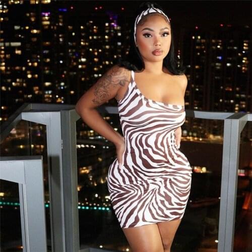 TYJTJY One Shoulder Cut Out Bodycon Mini Dresses Women 2021 Printed Sexy Backless Club Outfit Party Strap Female платье Outfits
