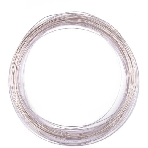 1m/lot Resistant Strong 925 Sterling Silver Wire String Colorfast Beading Wire Cord String For DIY Jewelry Making Accessories