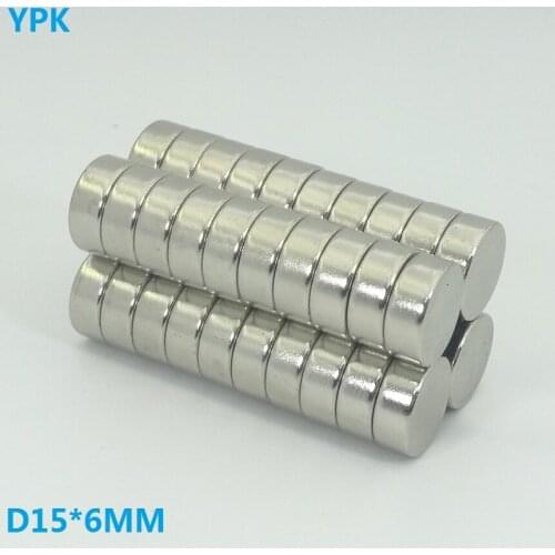 10 20PCS/LOT Disc Magnet 15*6 N35 NdFeB Magnets 15x6 Neodymium MAGNET 15 x 6