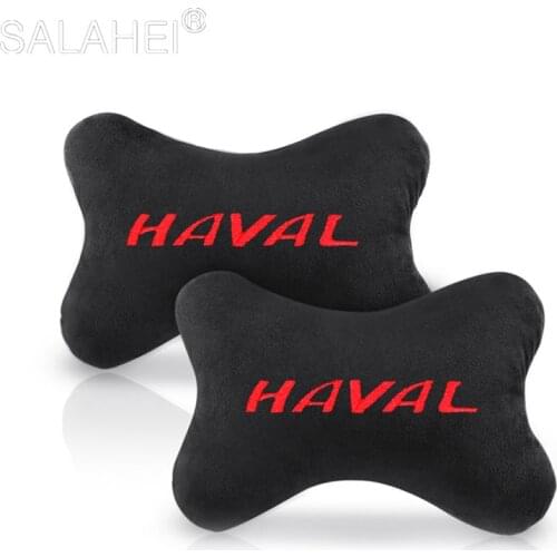 2PCS Soft Comfortable Car Neck Headrest Pillows Seat Headrest For Haval 9 M4 C30 C50 H2 H3 H5 H6 H8 H7 H9 M4 F7 F7X Accessories