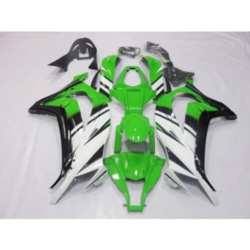 2021 WHSC Motorcycle ABS Plastic Fairing Kit For KAWASAKI 10R 2011 Green Black White
