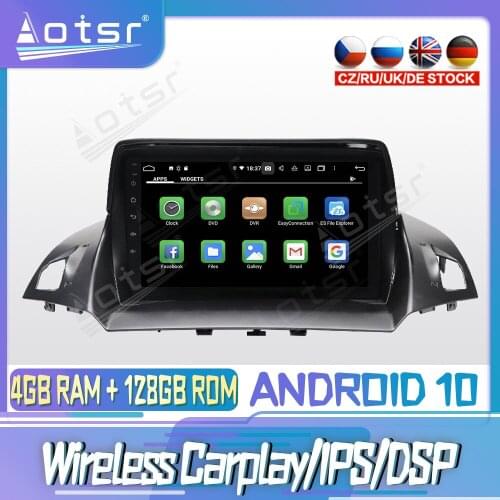 Android10 PX6 128G For Ford Kuga 2013 2014 2018 Car DVD GPS Navigation Auto Radio Stereo Video Multimedia Player HeadUnit 2din