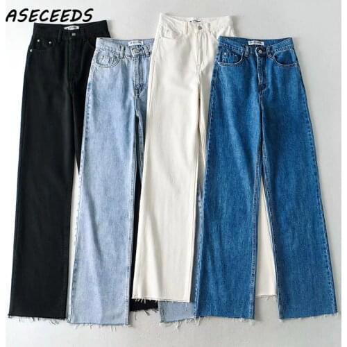 ASECEEDS Women's Straight Jeans