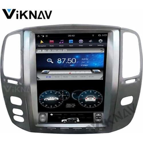 For Lexus lx470 2004 2005 2006 android car radio auto stereo multimedia player tape recorder head unit screen 12.1 inch